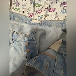 We the free light wash free people barrel jeans size 28